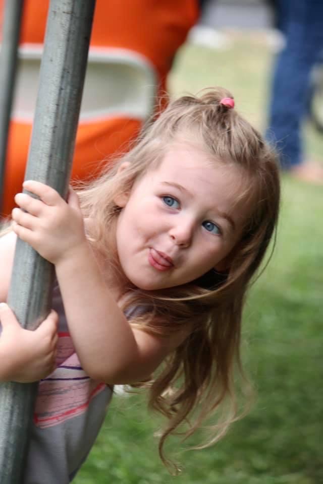 Mugging for the camera only as preschoolers do!