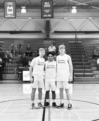 The Wildcats basketball team held their annual "Senior Night" ceremony before the start of their home game with Paris on February 15. Seniors Ethan Verst, team manager Rylee Spence and Connor Neltner were honored for their contributions to the program. Photo by Sam McClanahan