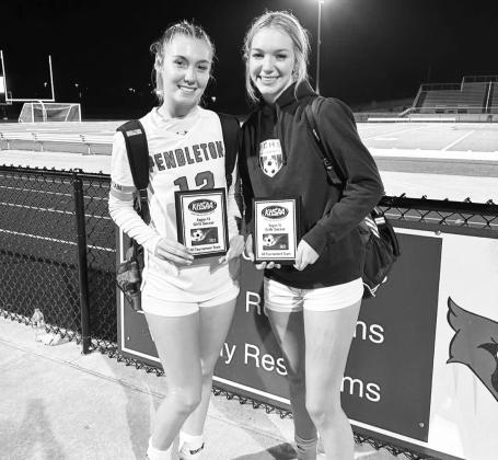 Ladycats seniors Cay Harper and Jae Caudill were named to the 10th Region All-Tournament team.