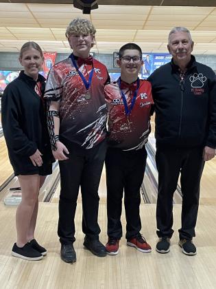 the boys unified team champions. This week, members of the bowling team will compete at state. Photos by Rhonda Hutchison.