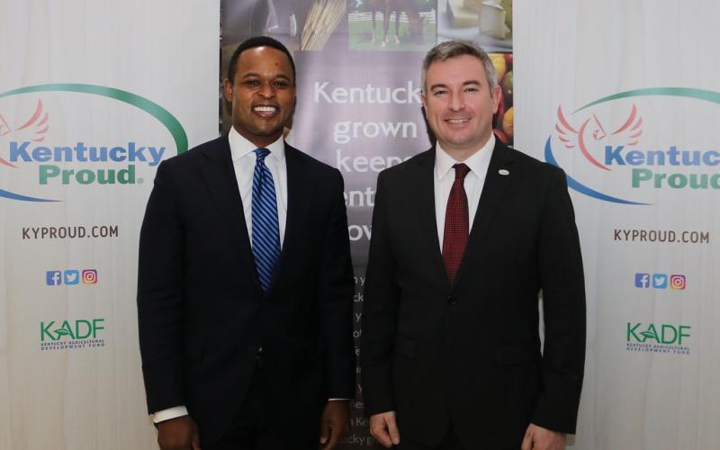 Attorney General Daniel Cameron and Agricultural Commissioner Ryan Quarles