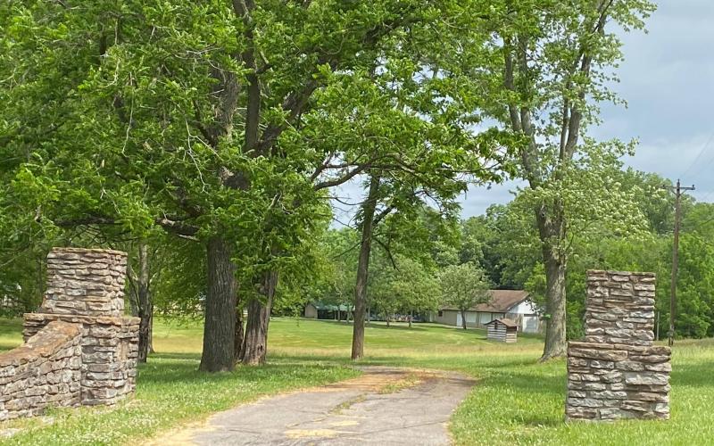 Camp Northward sign has been removed