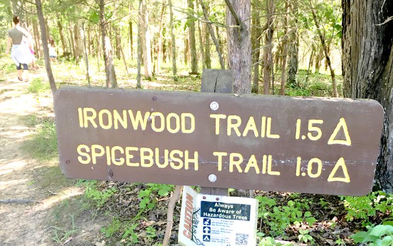 Kincaid offers two hiking trail options