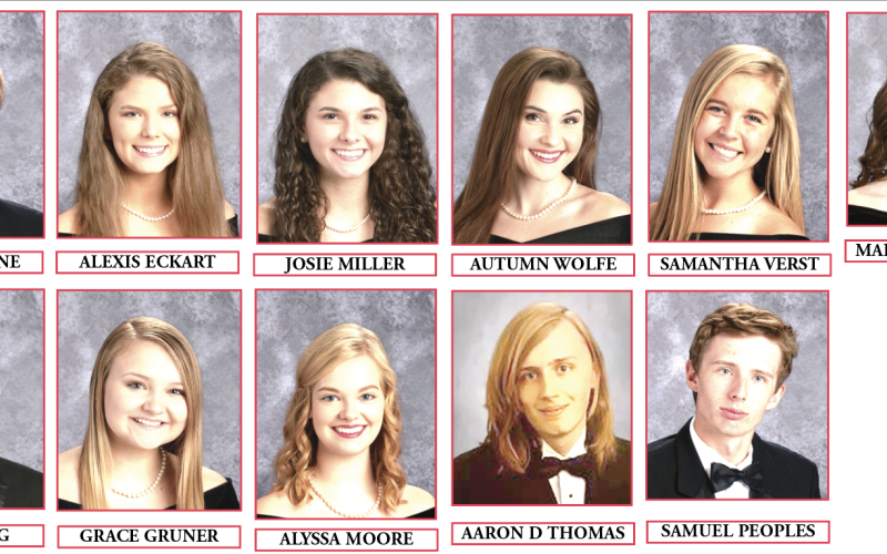 PCHS valedictorians and salutatorian