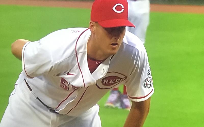 Nate Jones made his first appearance for Reds. Photo courtesy of Cincinnati Reds