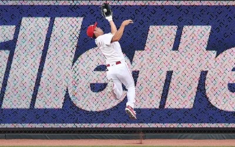 Shogo Akiyama made a spectacular catch in left field on Jones' first batter