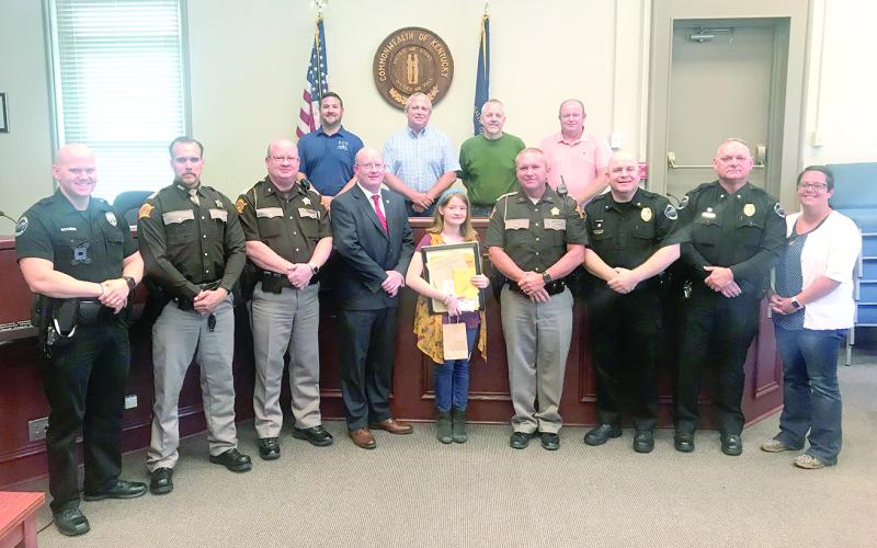 Fultz honored at fiscal court