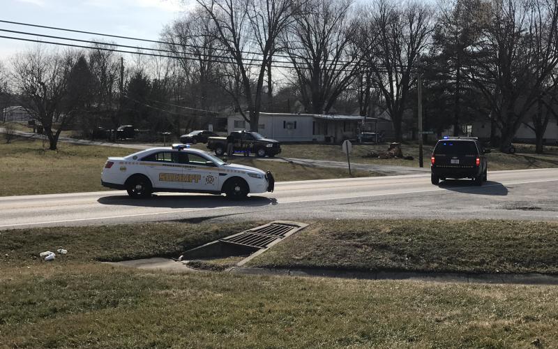 Chief Deputy Marty Hart and Jailer Tony Gillespie was two of the first on the scene