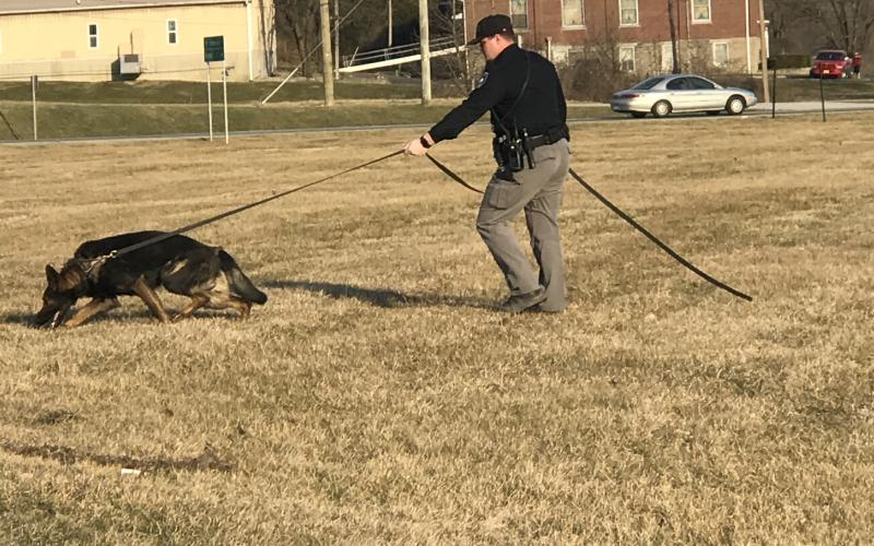 K-9 units from Erlanger was called in to search the surrounding areas