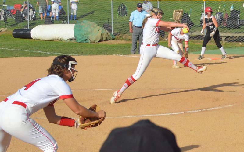 Kayley Bruener only allowed two hits but one was a two-run home run that gave the Fillies the final margin.