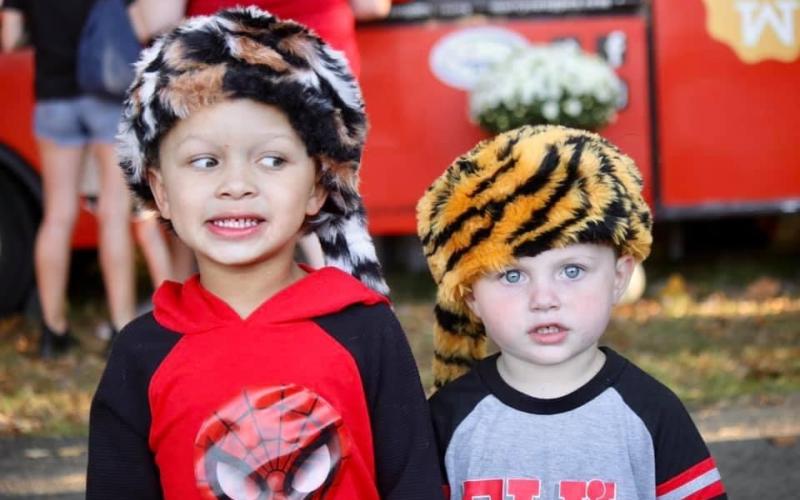 Who can resist a pioneer cap made of tiger stripes or leopard print?
