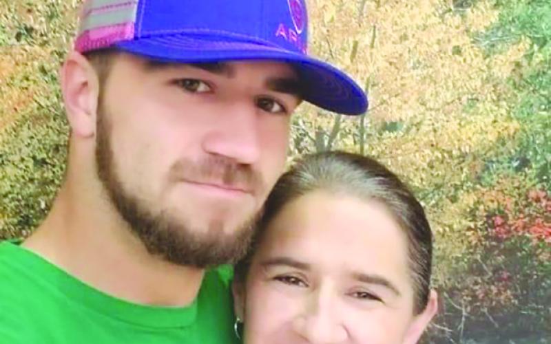 Happier times. Shellie Blackburn Hall poses with her youngest, Nick Hutchinson. Nick passed on October 21, losing his battle he wanted so badly to win. Hall’s mission is to see that drug dealers are held accountable as she continues to help those who are addicted recover.