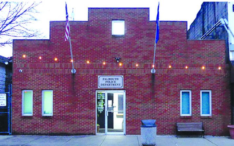 Falmouth’s police department stood silent Monday morning, January 2, as did the county scanner. By 6 a.m., dispatch is usually calling police department shifts. The first Monday of 2023, no one was available to handle shifts as the department had resigned before the new year and new administration began.