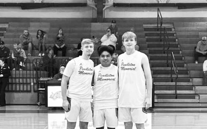 The Wildcats basketball team held their annual "Senior Night" ceremony before the start of their home game with Paris on February 15. Seniors Ethan Verst, team manager Rylee Spence and Connor Neltner were honored for their contributions to the program. Photo by Sam McClanahan