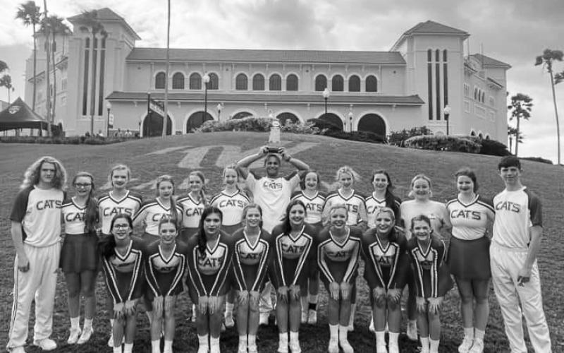 Front row, L to R: Kayla Hensley, Rebecca McCoy, Larissa Hill, India Trimble, Joie Calloway, Lexi Carmony, Rielee Blackburn, Nyah Wright;  Back row: JB Combs, Lacey Bromley, Reagan Anderson, Dani Combs, Skylar Loomis, Arielle Ammerman, Shawn Redden, Lily Gibson, Kylee Murray, Reese Carmony, Daisia Bobb, Paige Souther, AJ Redden.