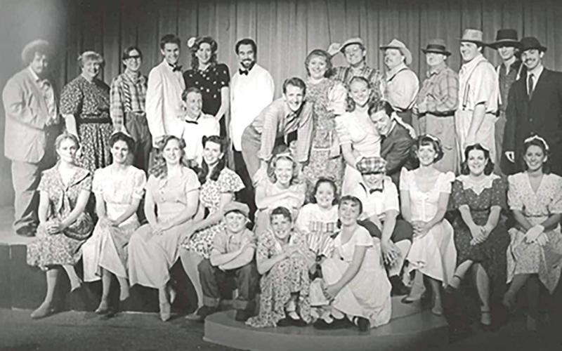 The cast of State Fair in 1999 featured local and professional talent. This fun representation of what a county fair might look like, featured actors coming off the stage to interact with the audience.