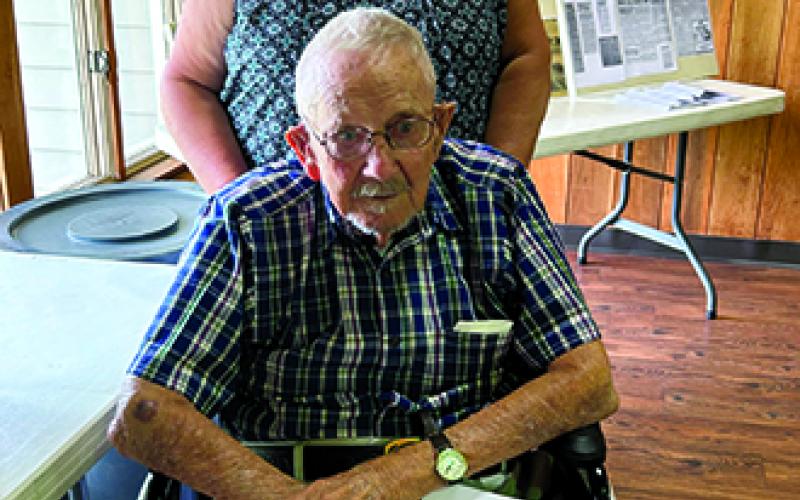 Bob Gulick, pictured with his daughter Missy Gulick-Taylor, recalls the land before it became the park, and was instrumental on the park board for 20 years.