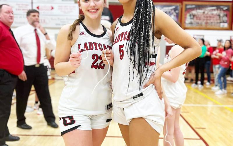 Saniah Thomas and Cara Stewart