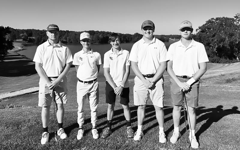 Pictured from left: Austin Kirsch, Bryant Brown, Matthew Musk, Aaron Kirsch, Abraham Beebe. Photo provided by: Clay Monroe
