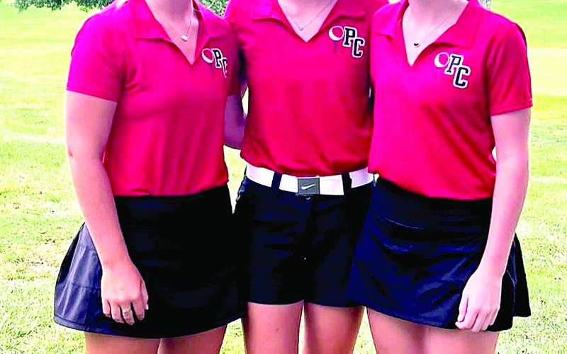 PHS Women’s Golf team Reese Barlow, Katie Wright, and Taylor Bruener have been a force to be reckoned with all season and are, as of press time, competing at State.
