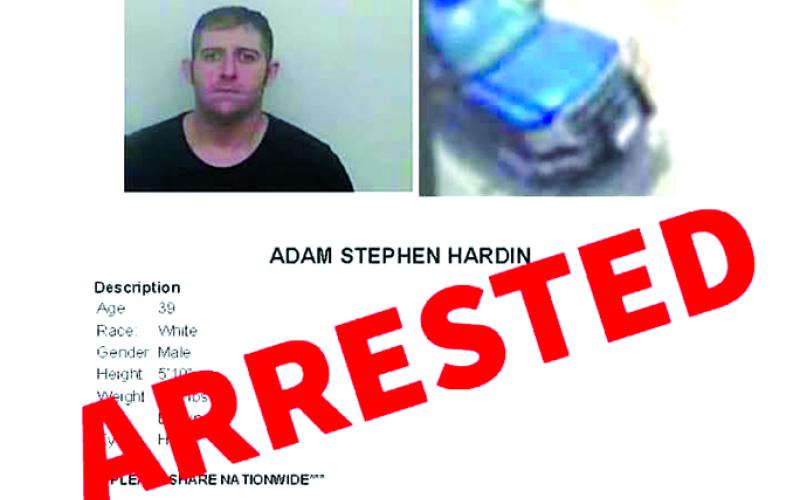 WANTED/Arrested. Hardin’s mugshot was released from Lexington Police after his arrest.