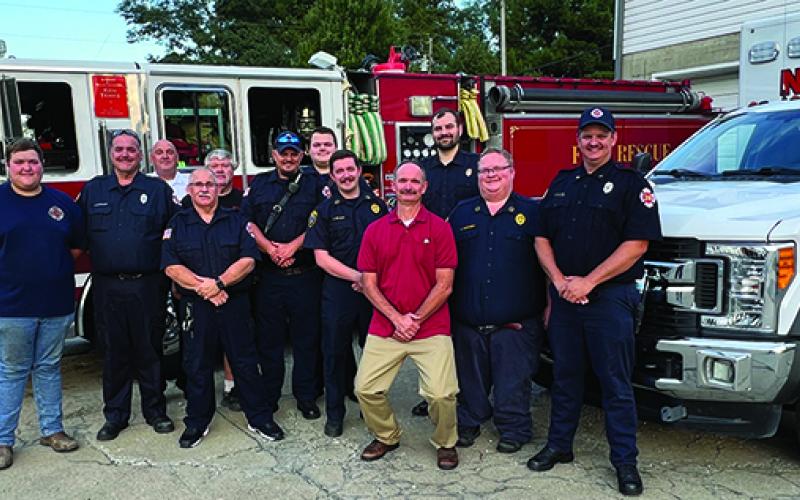 Northern Pendleton Fire Department  honors retiring assistant fire chief