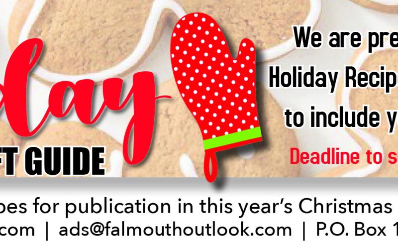 Mail, Email, or drop off your favorite recipes to be published in our holiday cookbook