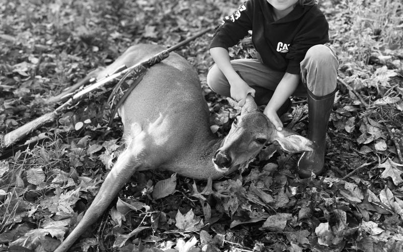 Hunter Richie, age 9, Demossville