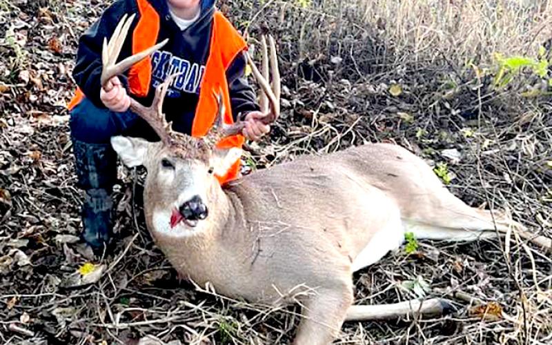 An unnamed young hunter bagged a big guy!