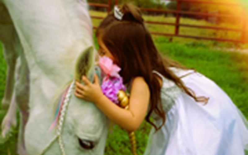 Unicorn event at local farm