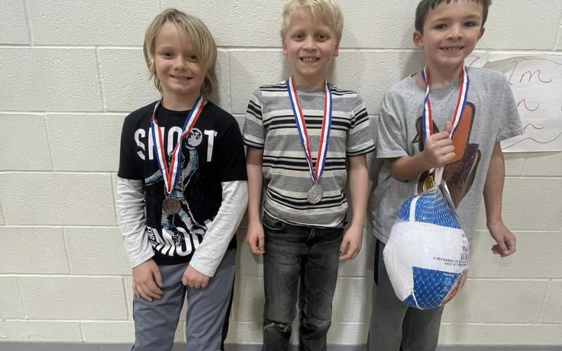Fourth grade boy winners