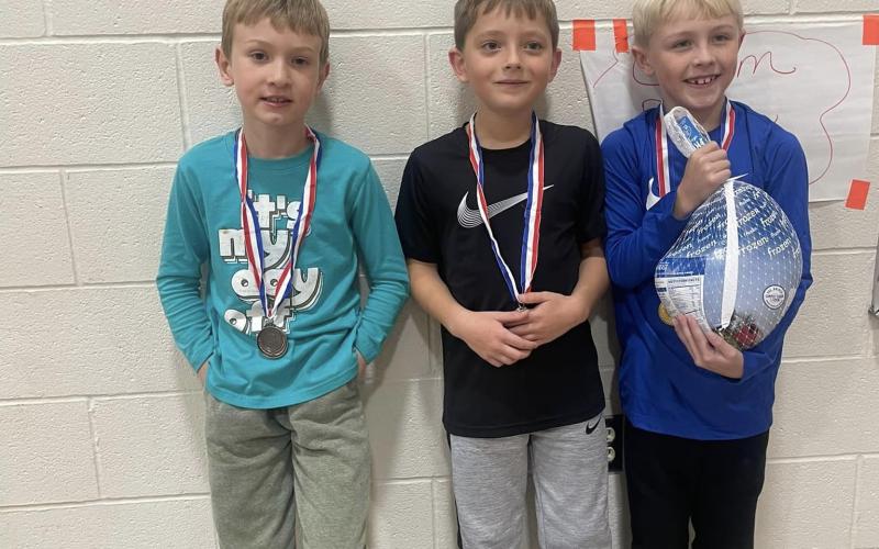 Second grade boy winners