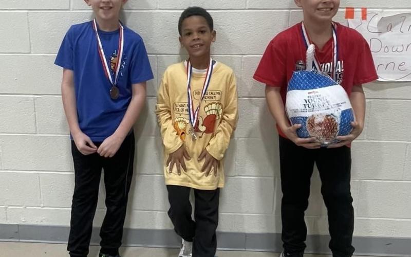 Third grade boy winners