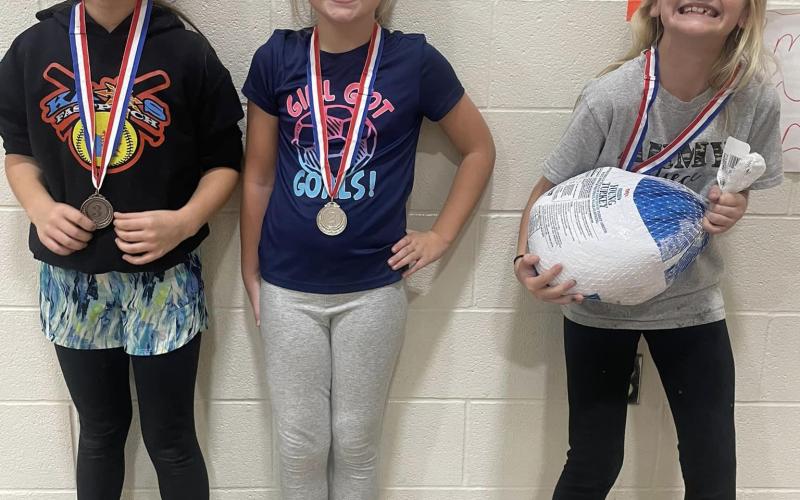 Third grade girl winners