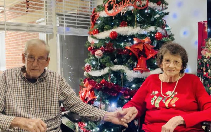 Alton and Beulah Elrod will celebrate their 75th wedding anniversary on Jan. 22. Photos provided by Phyllis Kelsch.