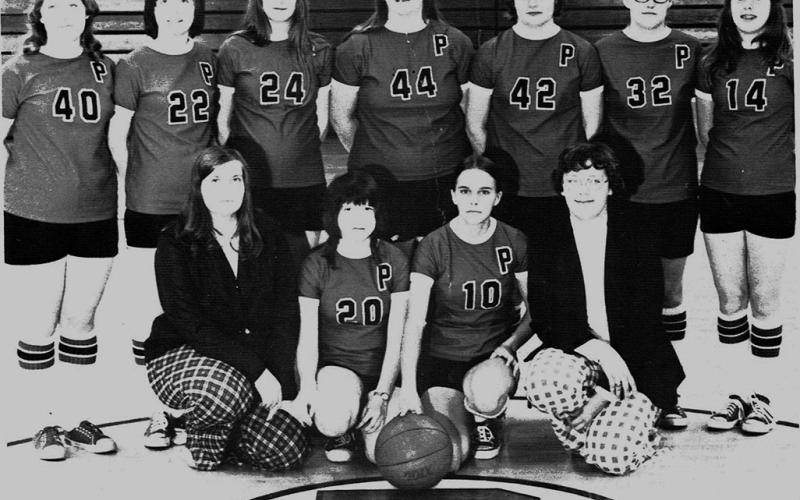 1975 Team: The 1975 team played a full season, won the District tournament, and also won the first round of Regionals.