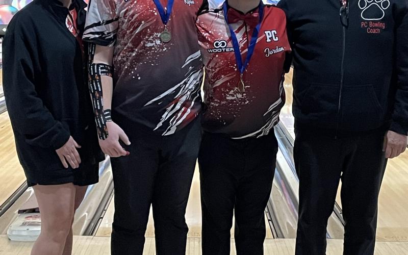 the boys unified team champions. This week, members of the bowling team will compete at state. Photos by Rhonda Hutchison.