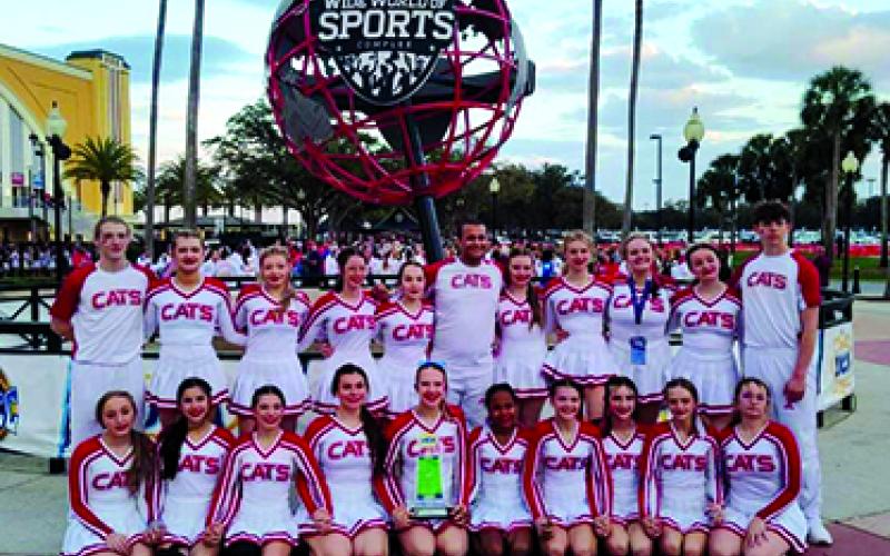 UCA Nationals was the last competition of this cheer season. The Cheer Cats were recognized Friday at a pep rally at school and the team will be recognized at the basketball game today for their achievements.