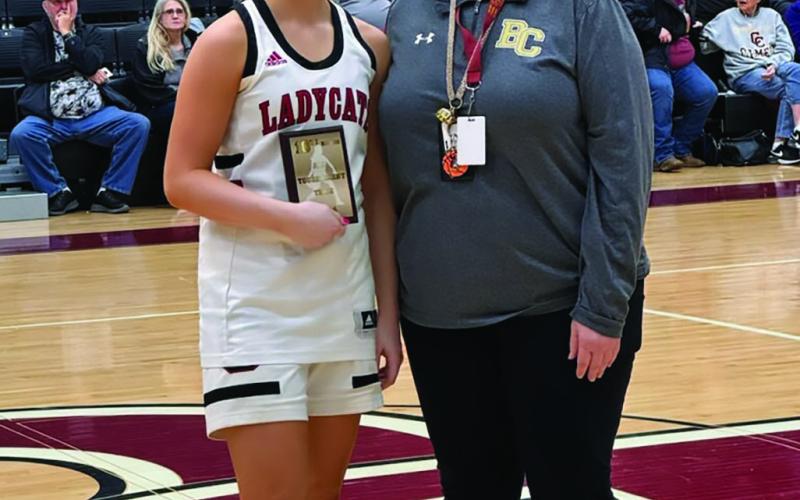 Ladycat Lilly Ashcraft named to the 10th Region All-Tournament. Photos provided by Patrick Kelsch.