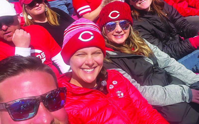 Pendleton County Magistrate Josh Plummer enjoyed his Opening Day experience  with his wife Erin, along with Erica Bockerstette and Daniells Hughes.