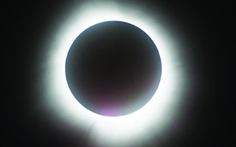 Kira MacNeil of Butler took this photo of the solar eclipse over Wapakoneta with a Sony a7ii camera and a sigma lens 100-400.