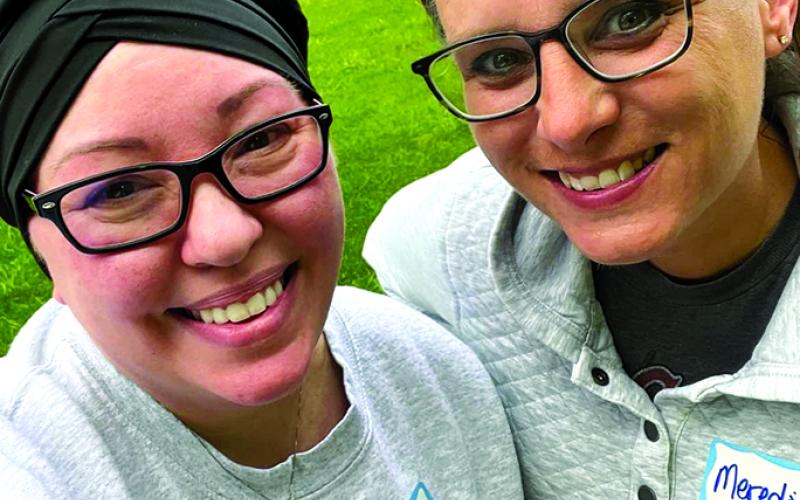 Hope Warriors Tonya Sweigart and Meredith Crawford