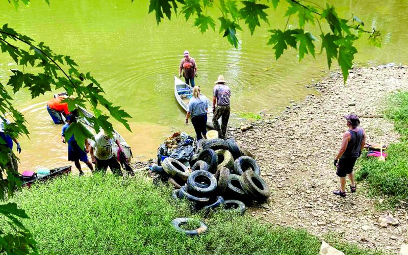 Butler Lions Club annual River Cleanup