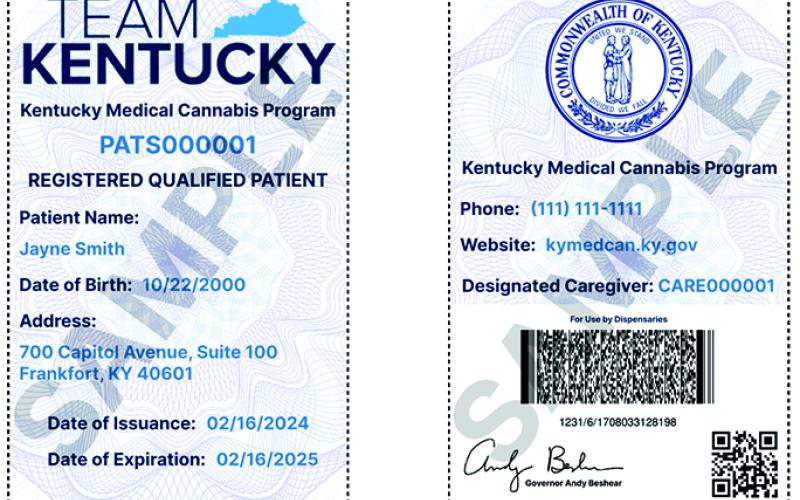 Medical cannabis patient card