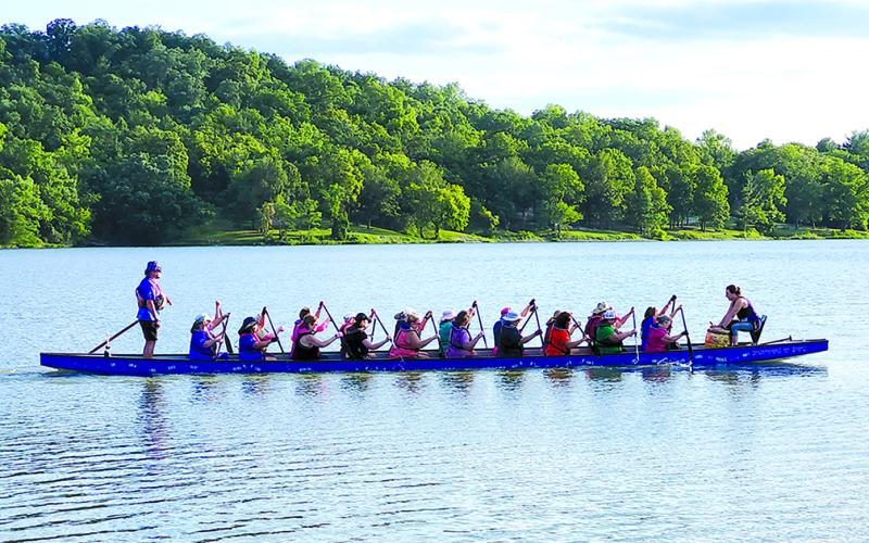 Kentucky Thorough-Breasts Dragon Boat Racing team.