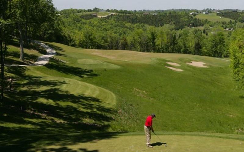 Kincaid Lake State Park golf course. Photo courtesy of Pendleton County Tourism