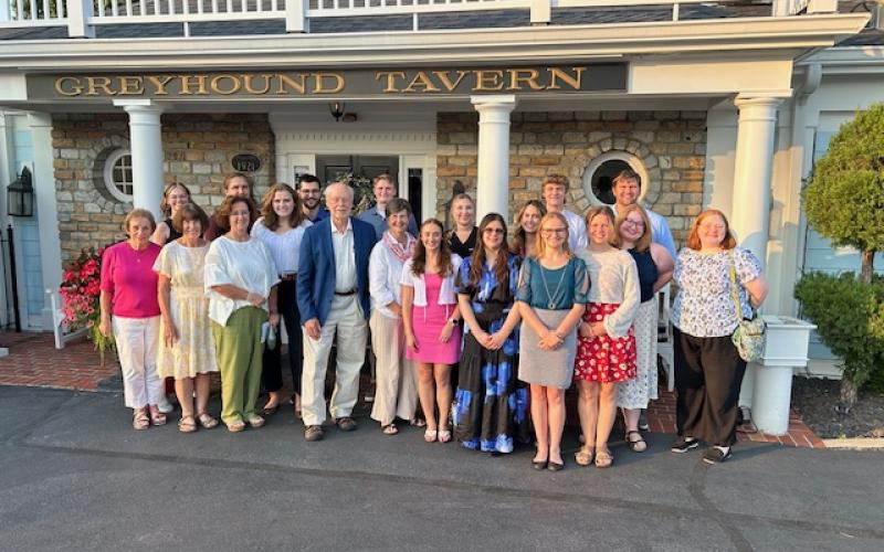 Sharp Family Scholarship dinner attendees