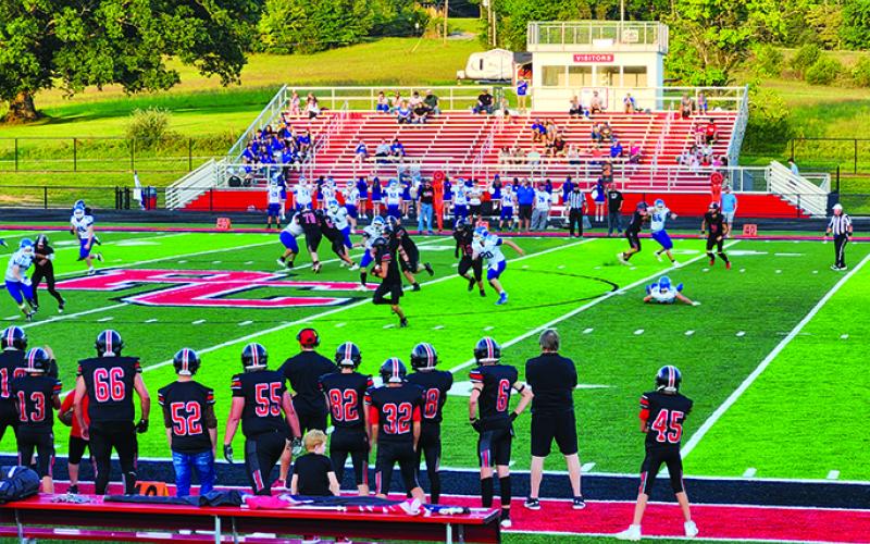 The Wildcats host Manchaster for first home game at new stadium. Photo by Burton Cole