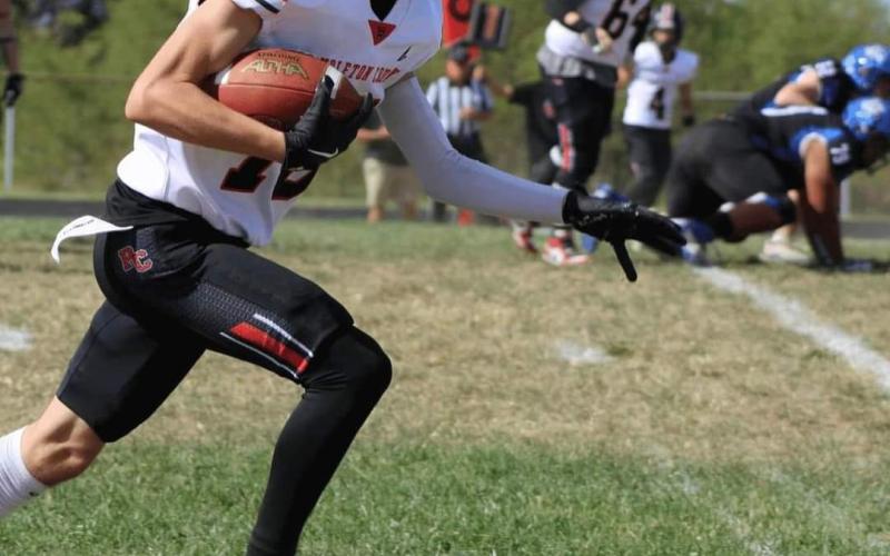 Wildcats sophomore Colton Morton caught five passes for 41 yards