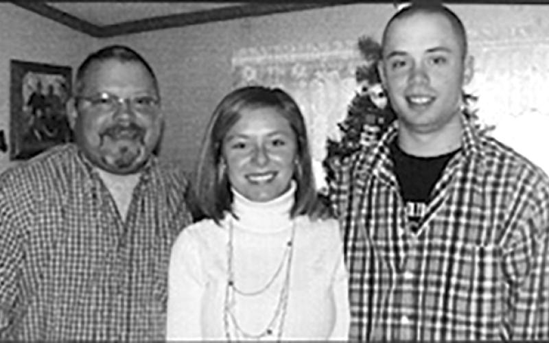 Robert “Boo” Singleton, left, with his daughter, Stephanie Prince, and son, Rob Singleton. Family photo.